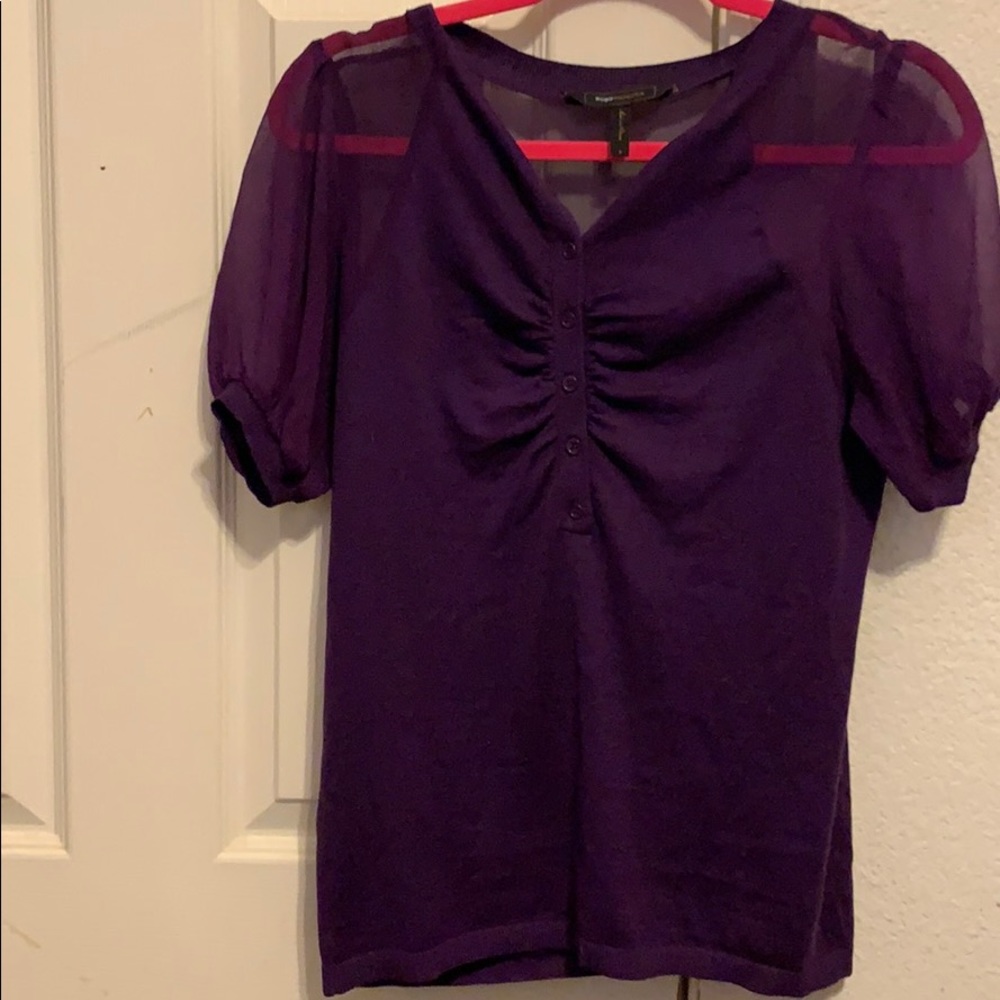 Purple sweater